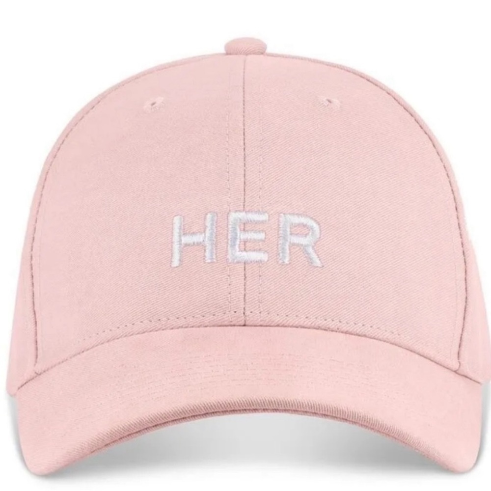 Brand New Burberry Her Baseball Cap Hat Light Pinl